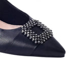 Gaga Broach Black Luminous Pumps - Lino Perros