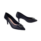 Gaga Broach Black Luminous Pumps - Lino Perros