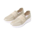 Gaga Metallic Pull-On Sneakers - Lino Perros