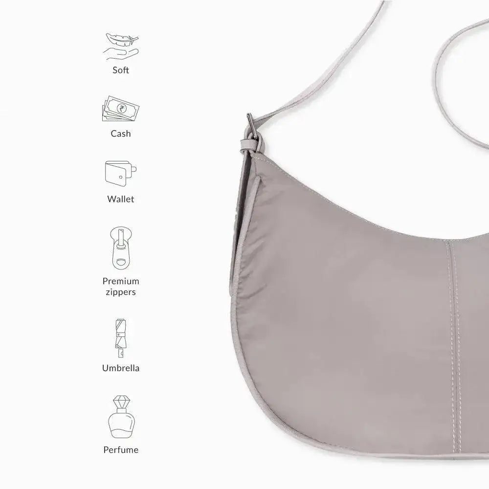 Harper Chic Grey Crossbody Bag - Lino Perros