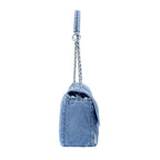 Harper Chic Denim Shoulder Bag - Lino Perros