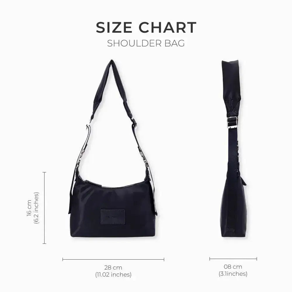 Harper Chic Black Shoulder Bag - Lino Perros