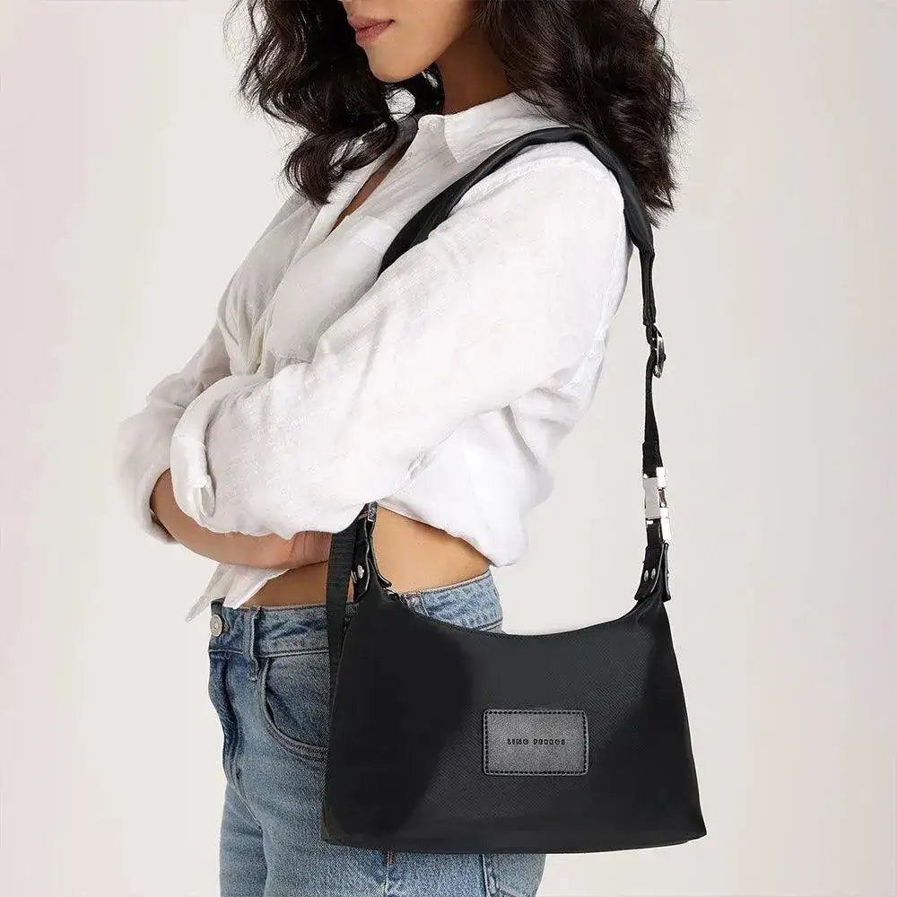 Harper Chic Black Shoulder Bag - Lino Perros