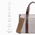Harper City Grey Tote Bag - Lino Perros
