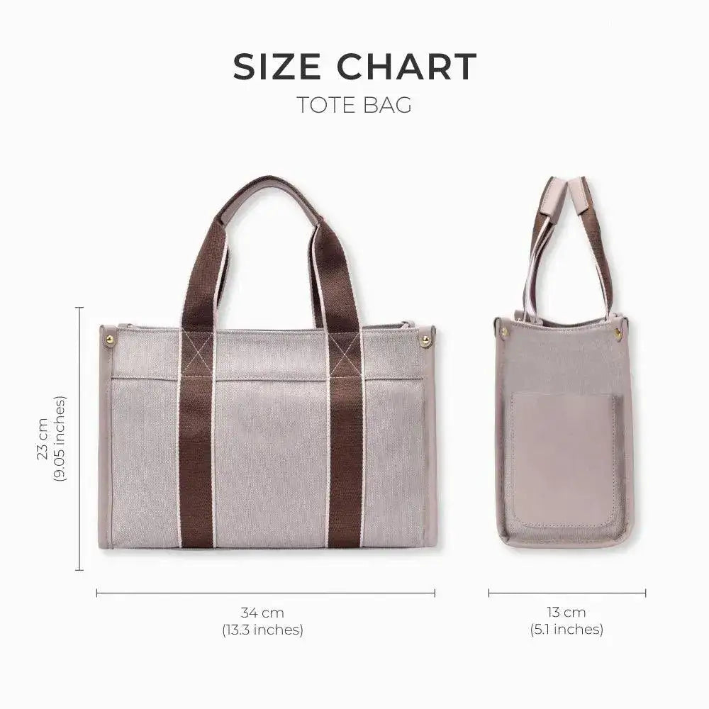 Harper City Grey Tote Bag - Lino Perros