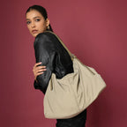 Harper Confident Dark Grey Hobo Bag - Lino Perros