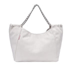 Harper Confident Hobo White Handbag - Lino Perros