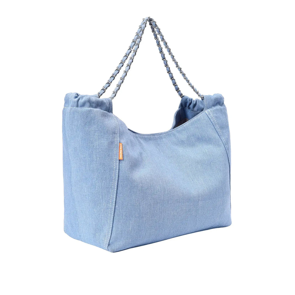 Harper Confident Hobo Blue Handbag - Lino Perros