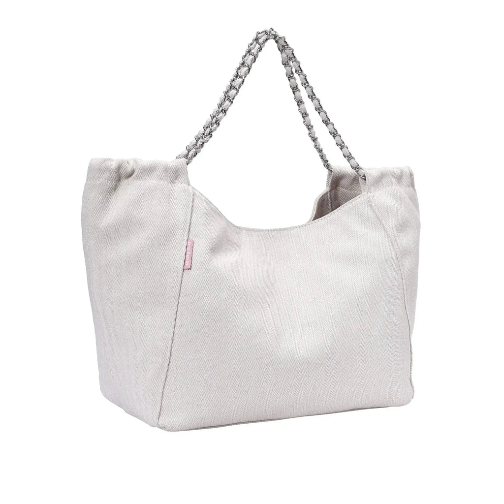 Harper Confident Hobo White Handbag - Lino Perros