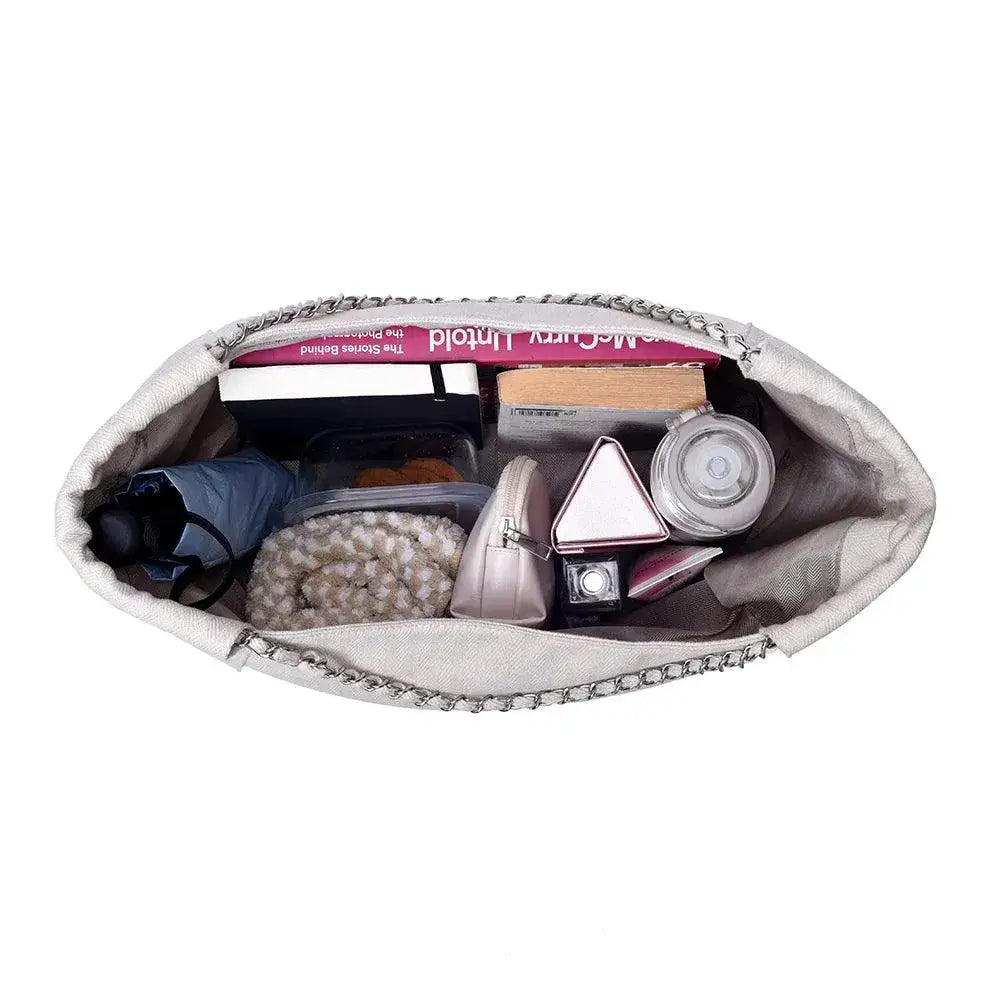 Harper Confident Hobo White Handbag - Lino Perros