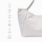 Harper Confident Hobo White Handbag - Lino Perros