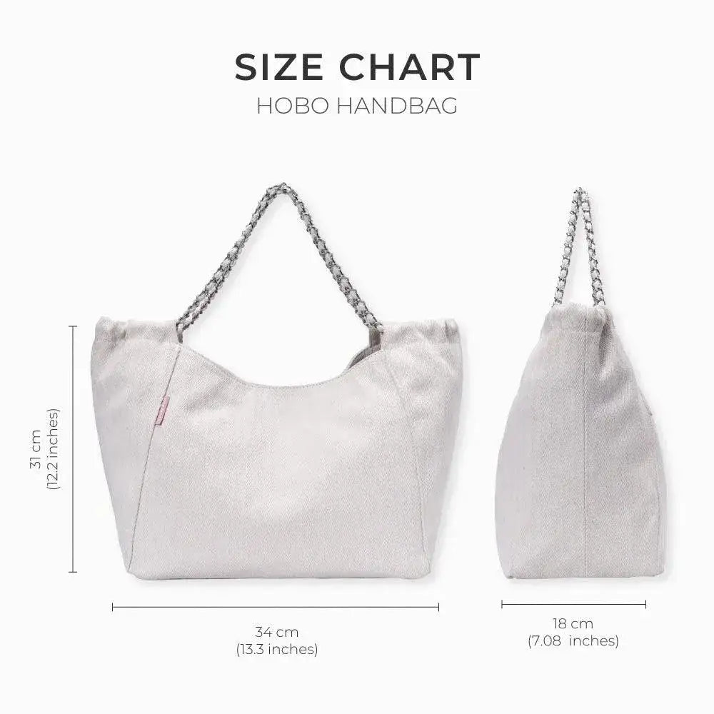 Harper Confident Hobo White Handbag - Lino Perros