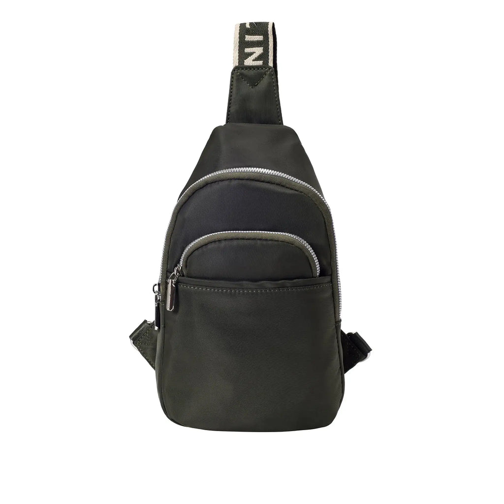 Harper Essential Olive Crossbody Bag - Lino Perros