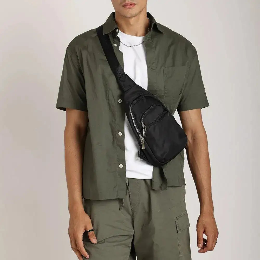 Harper Essential Black Crossbody Bag - Lino Perros