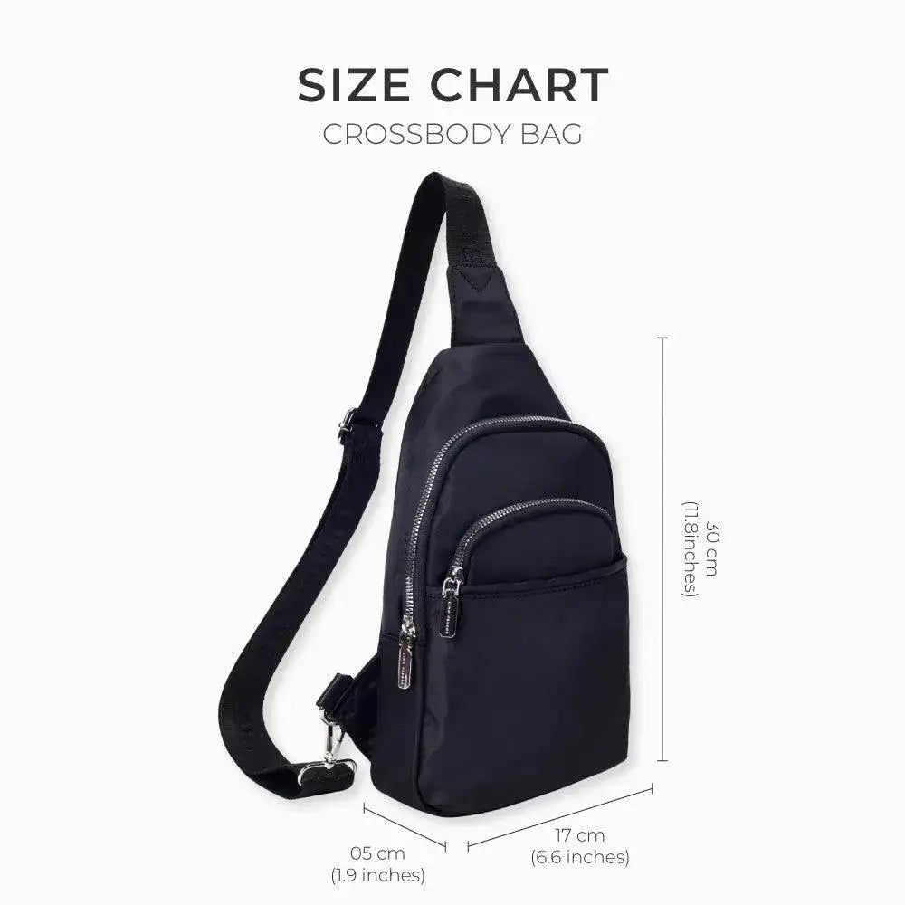 Harper Essential Black Crossbody Bag - Lino Perros