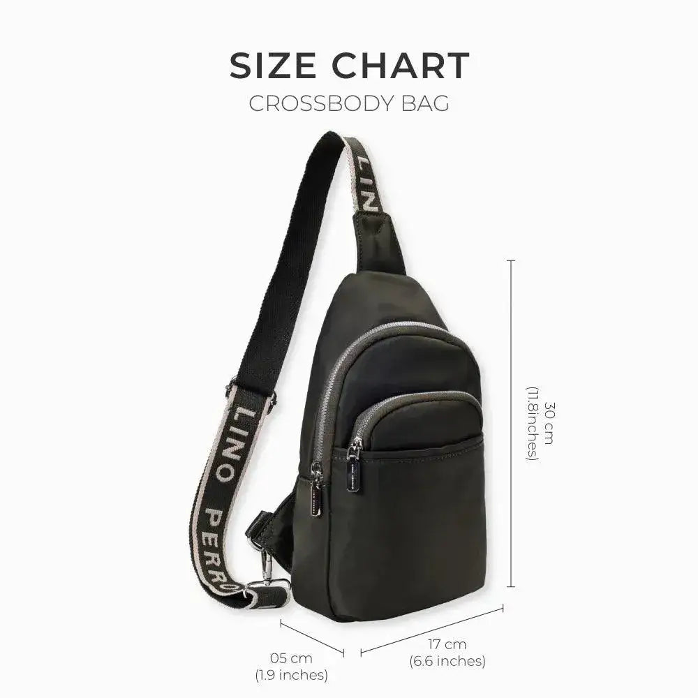 Harper Essential Olive Crossbody Bag - Lino Perros