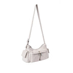 Harper Essential White Shoulder Bag - Lino Perros