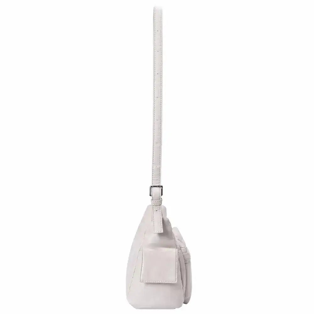 Harper Essential White Shoulder Bag - Lino Perros