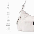 Harper Essential White Shoulder Bag - Lino Perros