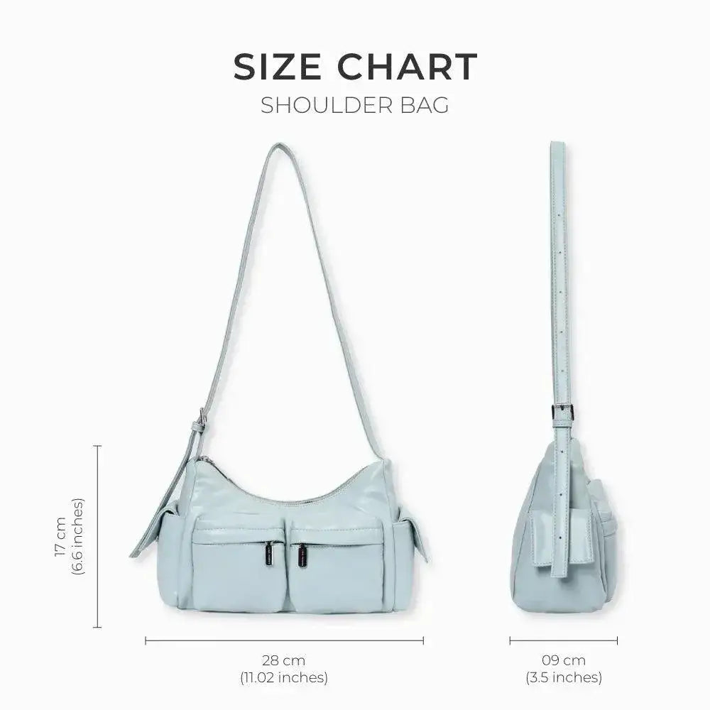 Harper Essential Blue Shoulder Bag - Lino Perros