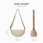 Harper Flattering Beige Fanny Pack - Lino Perros
