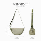 Harper Flattering Green Fanny Pack - Lino Perros