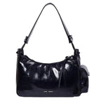 Harper Utility Black Shoulder Bag - Lino Perros