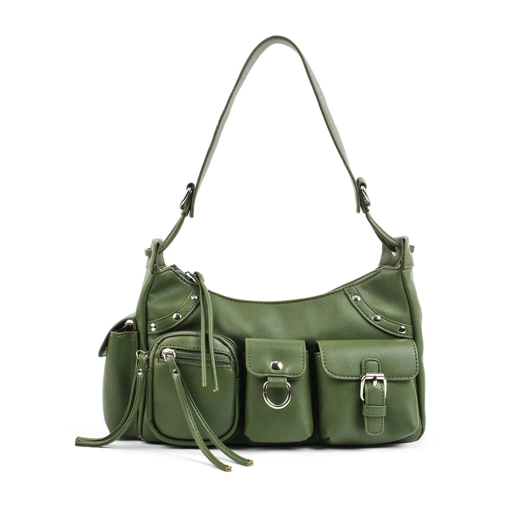Olive Green Olive Shoulder Bag Wincham Fashion House Women's Tote