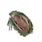 Harper Utility Olive Shoulder Bag - Lino Perros