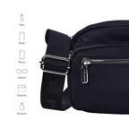 Harper Versatile Crossbody Black Bag - Lino Perros