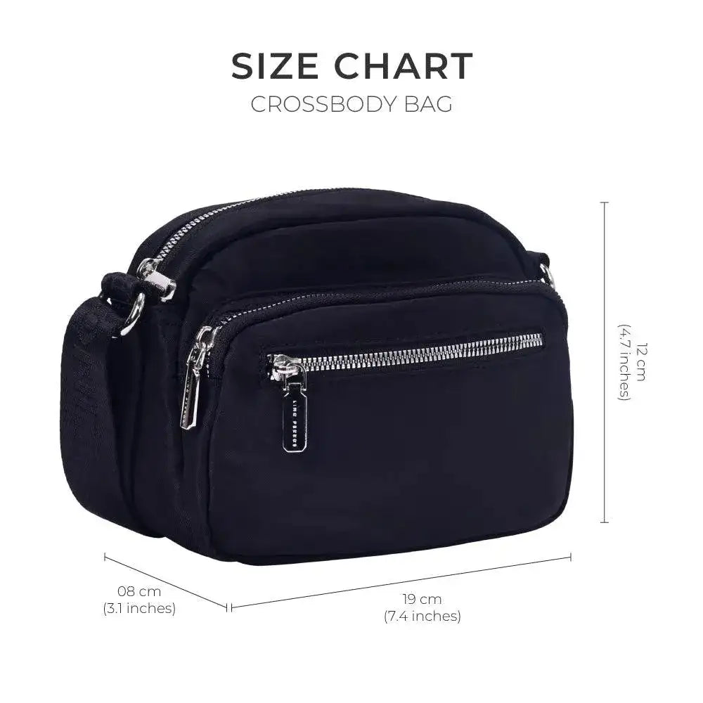 Harper Versatile Crossbody Black Bag - Lino Perros
