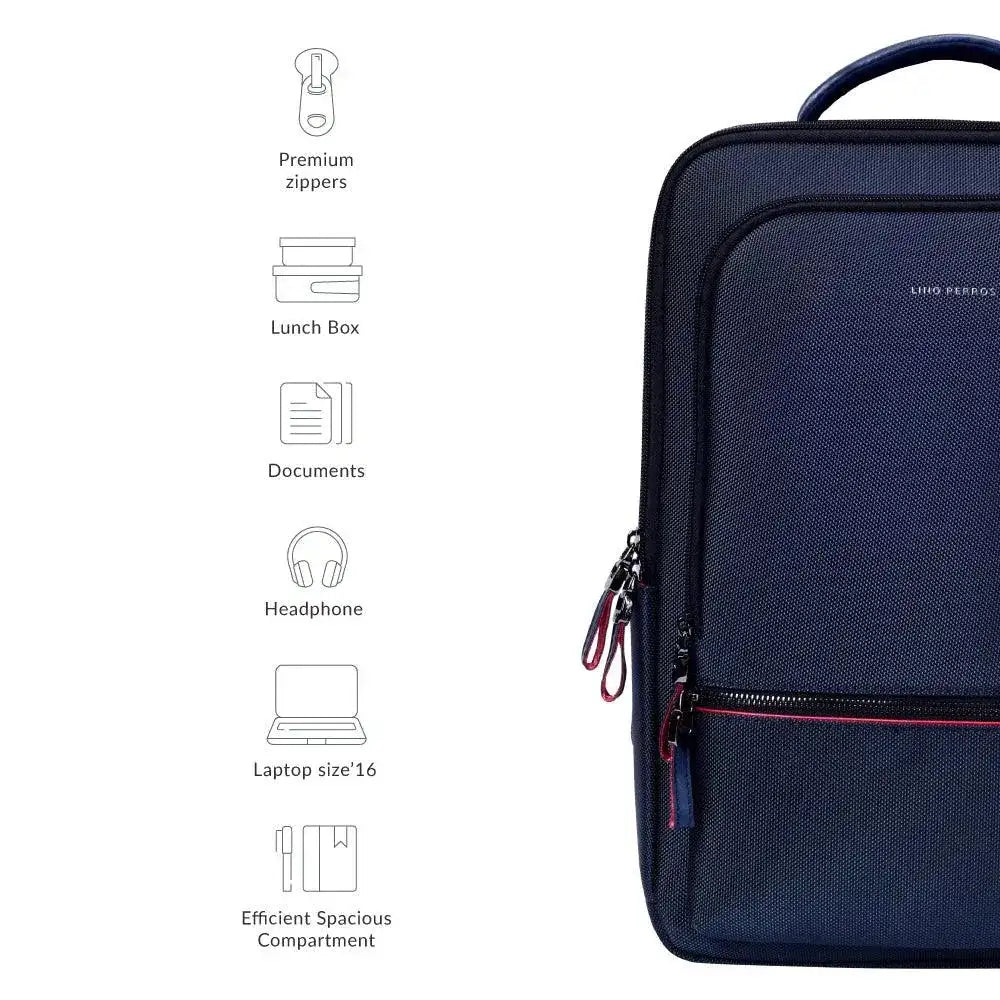 Harvard Premium Buddy Navy Backpack - Lino Perros
