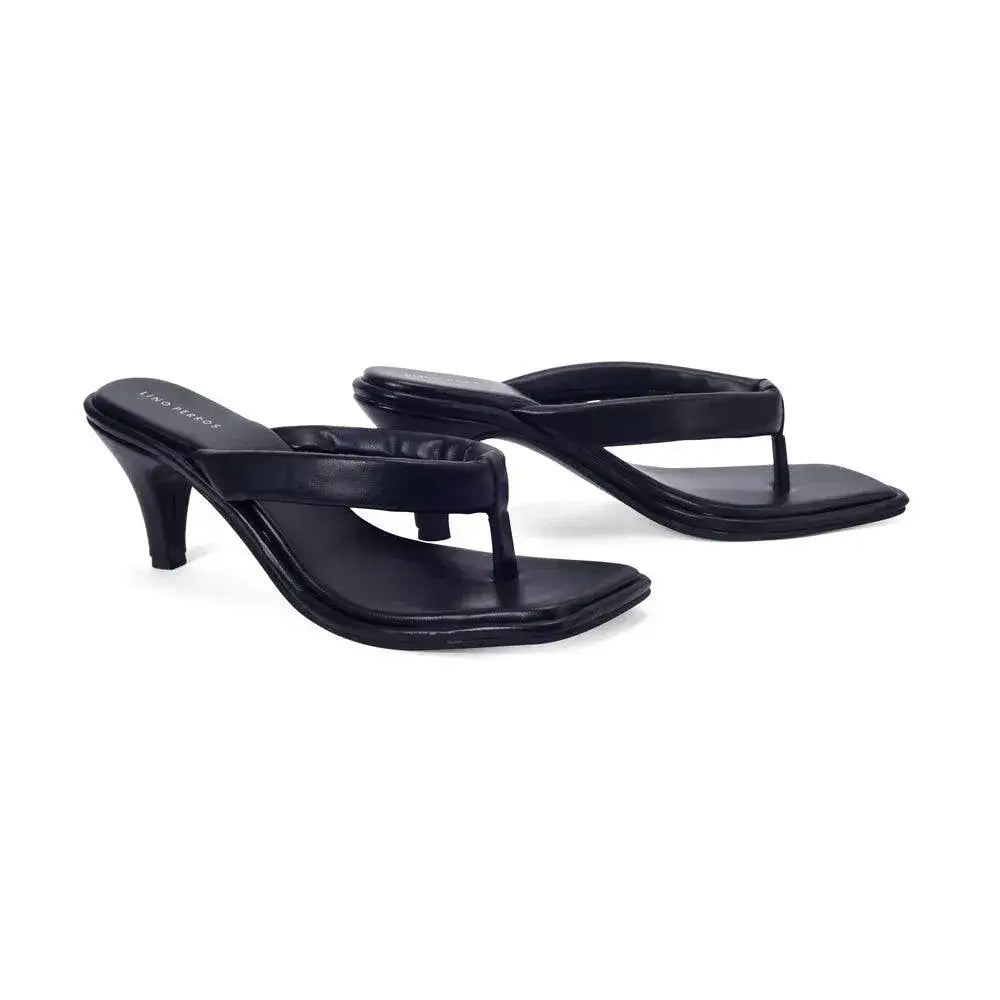 Hepburn Comfort Kitten Black Heels - Lino Perros