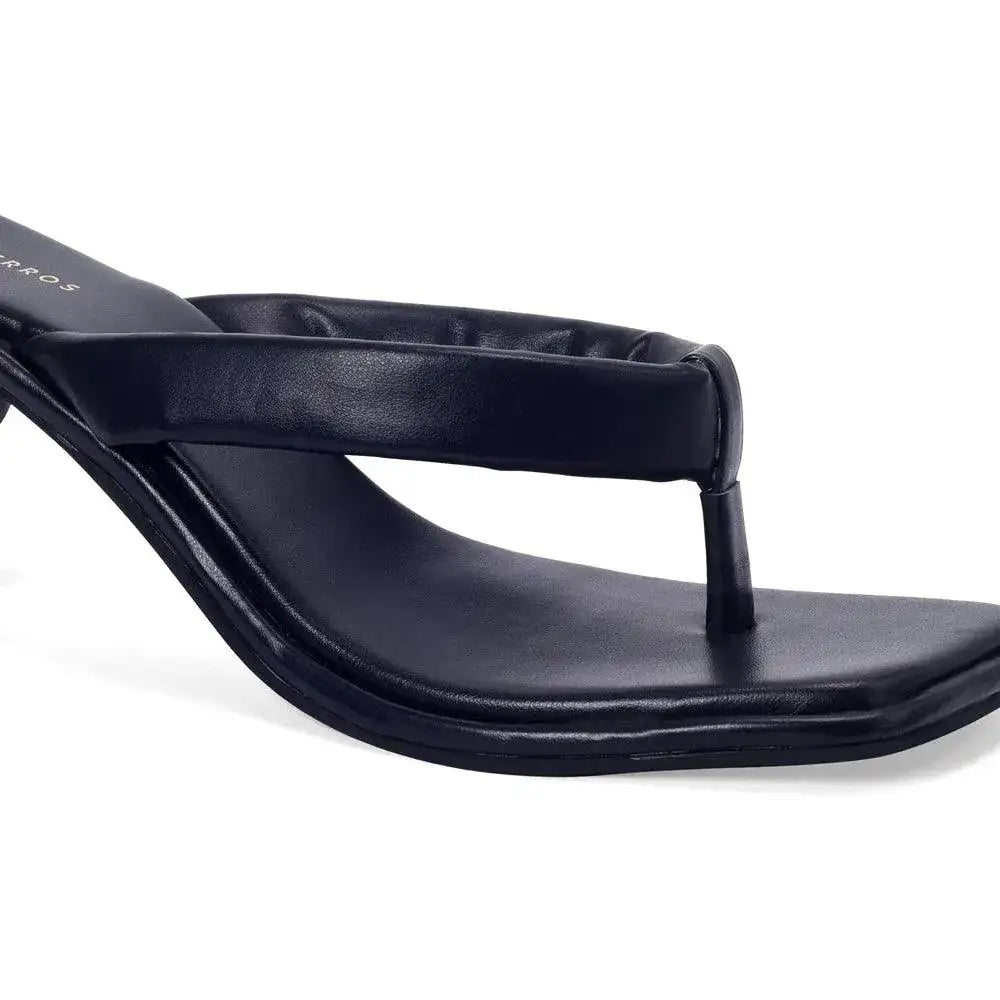 Hepburn Comfort Kitten Black Heels - Lino Perros
