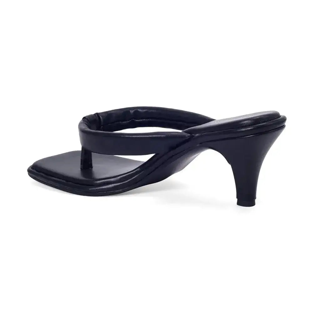 Hepburn Comfort Kitten Black Heels - Lino Perros