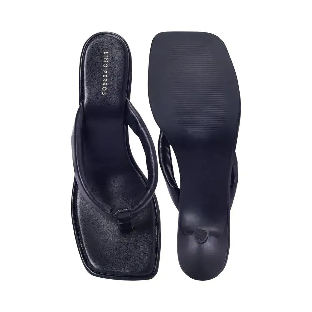 Hepburn Comfort Kitten Black Heels - Lino Perros