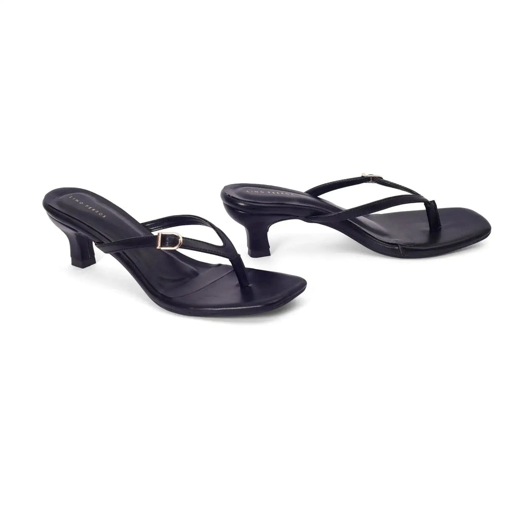 Hepburn Daily Kitten Black Heels - Lino Perros