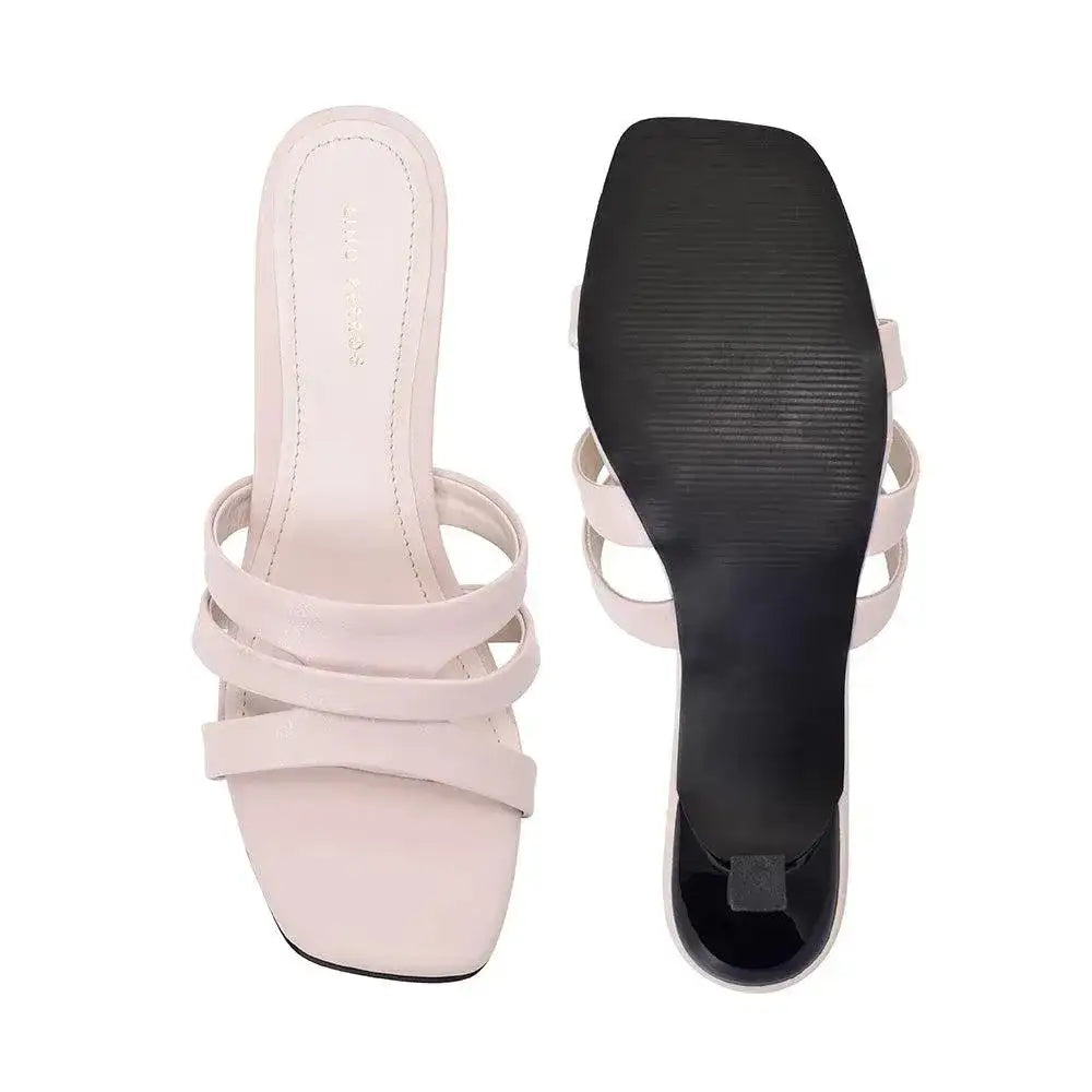 Hepburn Elegant Edge Pink Stilettos - Lino Perros