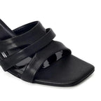 Hepburn Elegant Edge Black Stilettos - Lino Perros