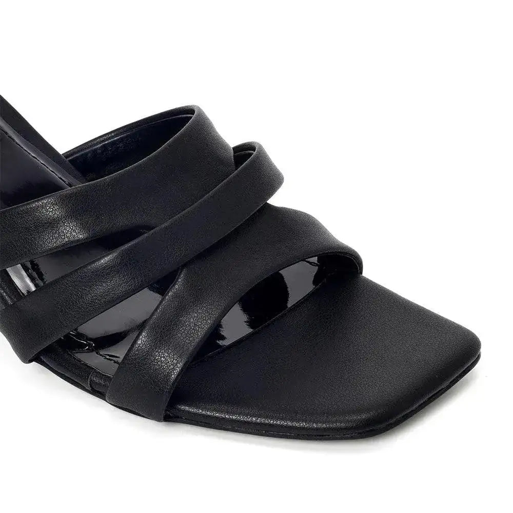 Hepburn Elegant Edge Black Stilettos - Lino Perros