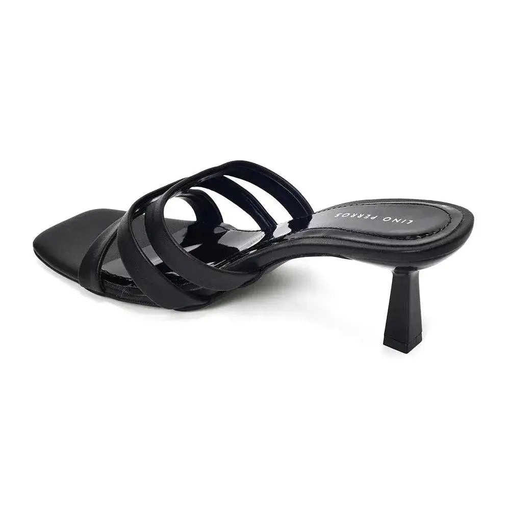 Hepburn Elegant Edge Black Stilettos - Lino Perros