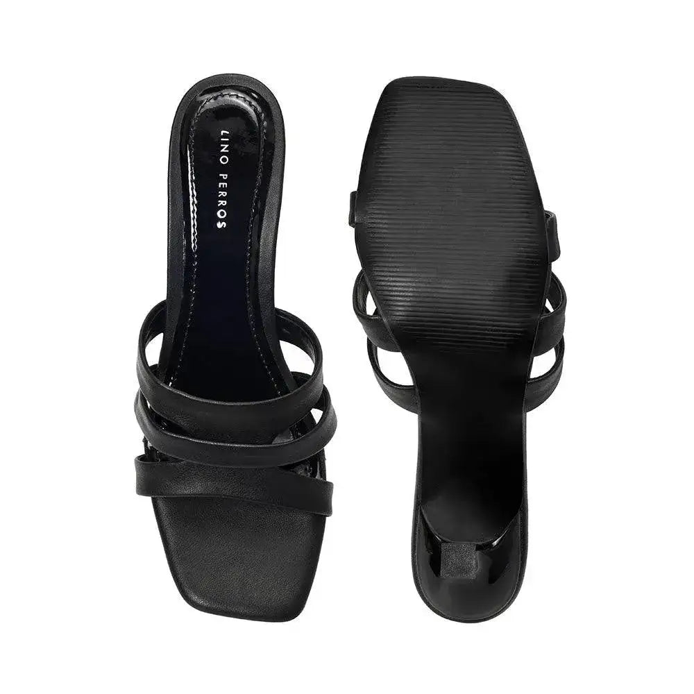 Hepburn Elegant Edge Black Stilettos - Lino Perros