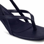 Hepburn Glam Black Kitten Heels - Lino Perros