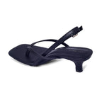 Hepburn Glam Black Kitten Heels - Lino Perros