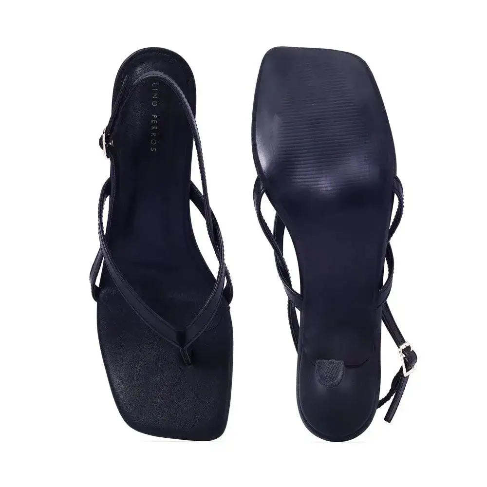 Hepburn Glam Black Kitten Heels - Lino Perros