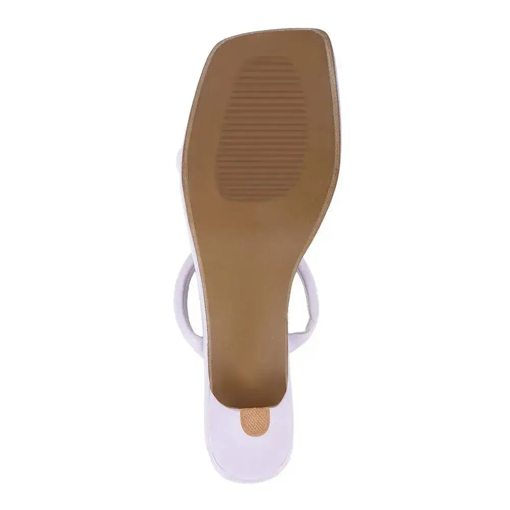 Hepburn Poised Kitten Lilac Heels - Lino Perros