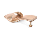 Hepburn Treat Kitten Gold Heels - Lino Perros