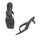 Hepburn Wise Kitten Black Heels - Lino Perros