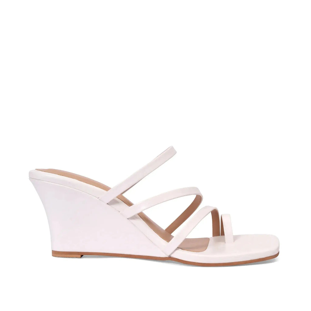 Lopez Glitz Party White Wedges - Lino Perros