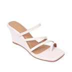 Lopez Glitz Party White Wedges - Lino Perros